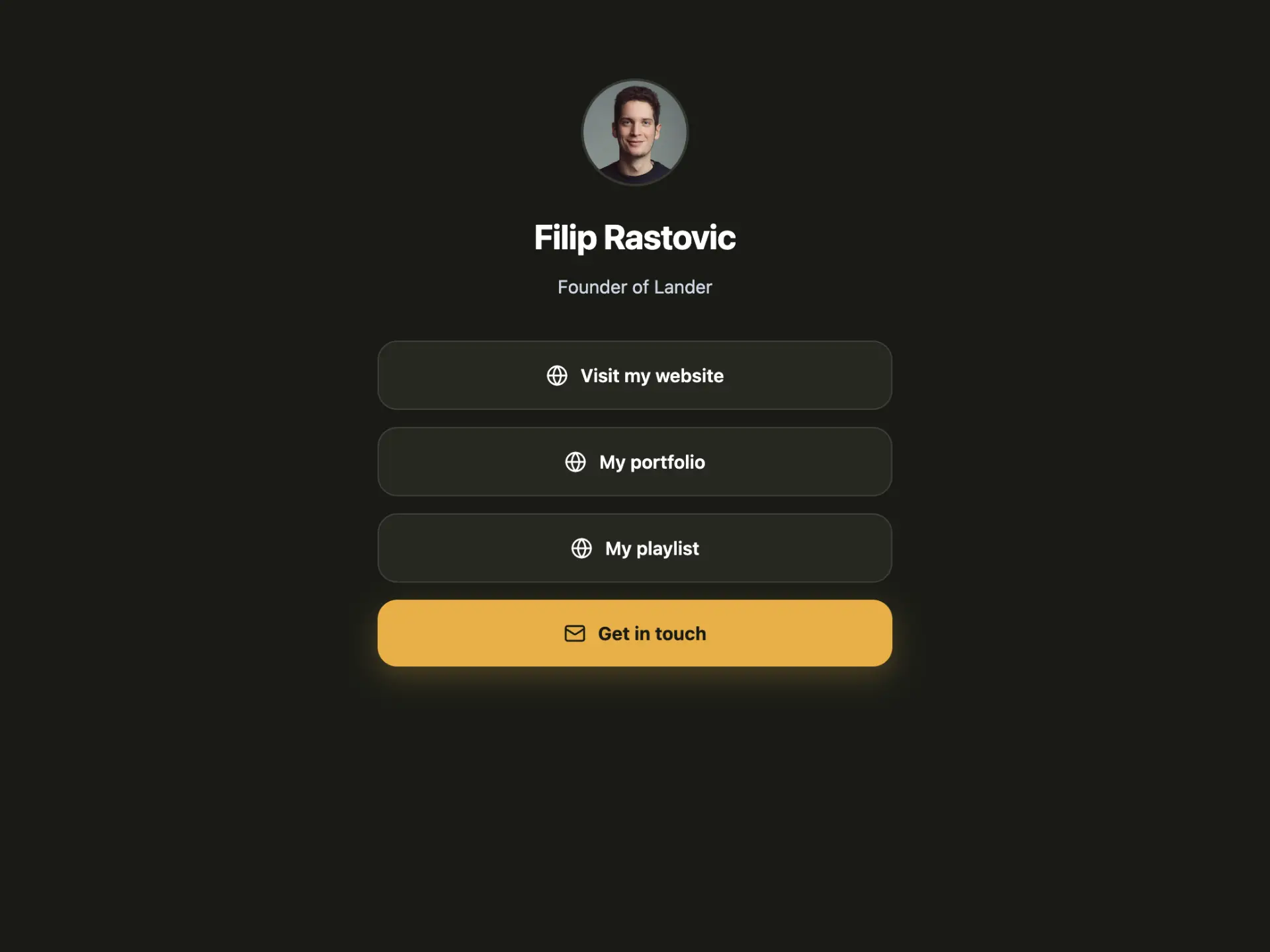 Link in Bio landing page primer